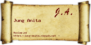 Jung Anita névjegykártya